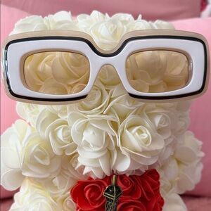 White and Black Sunglasses